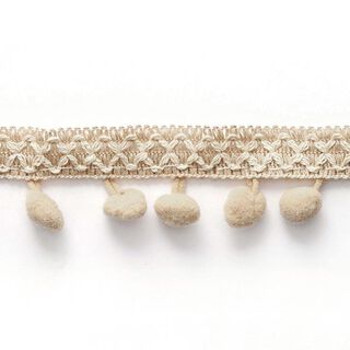 Pompongbård Kors [ 15 mm ] – beige, 