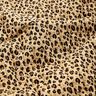 Muslin Quiltat tyg leo-tryck – beige/svart,  thumbnail number 3