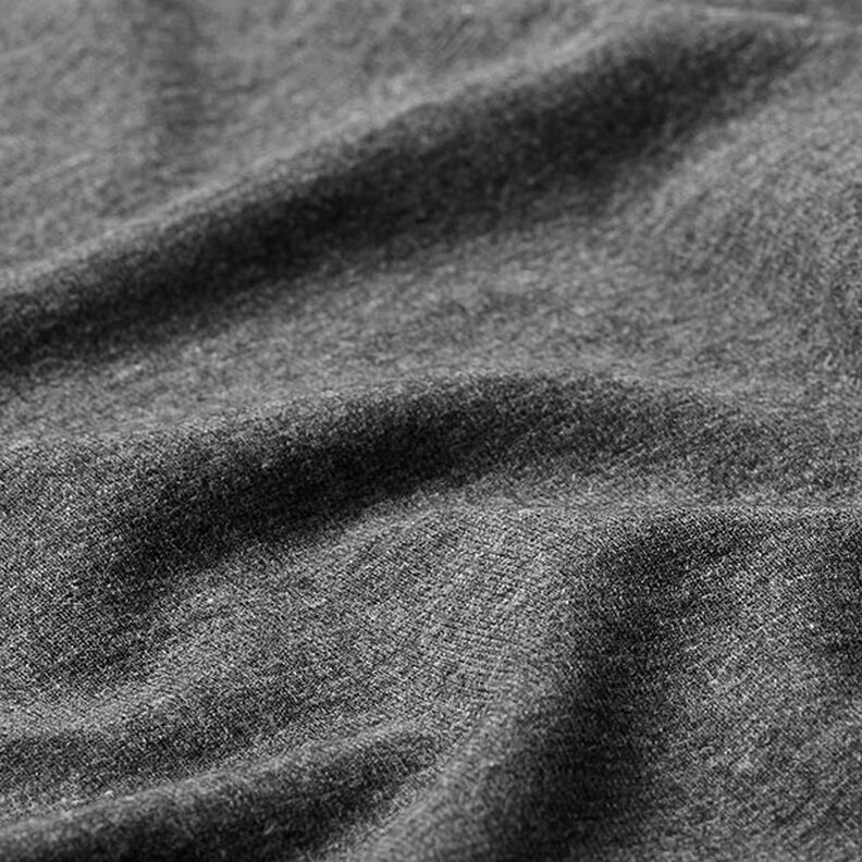 Bomullsjersey Medium Melange – antracit, image number 2