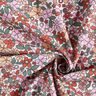 Bomullstyg Kretong små retroblommor – vit/rosa,  thumbnail number 3