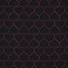 Quiltat tyg neonhjärtan | Poppy Fabrics – svart/neonpink,  thumbnail number 1
