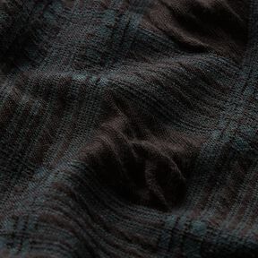 Stickad jacquard argyle-mönster – svart/grangrön, 