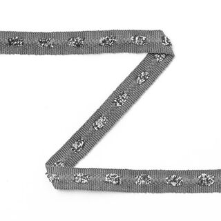 Ripsband Distressed - grå, 