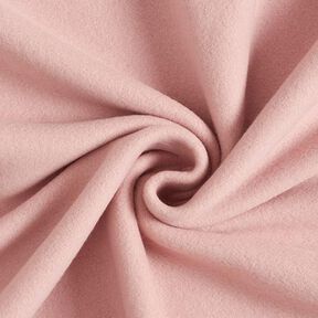 Bomullsfleece Enfärgat – gammalt rosa, 