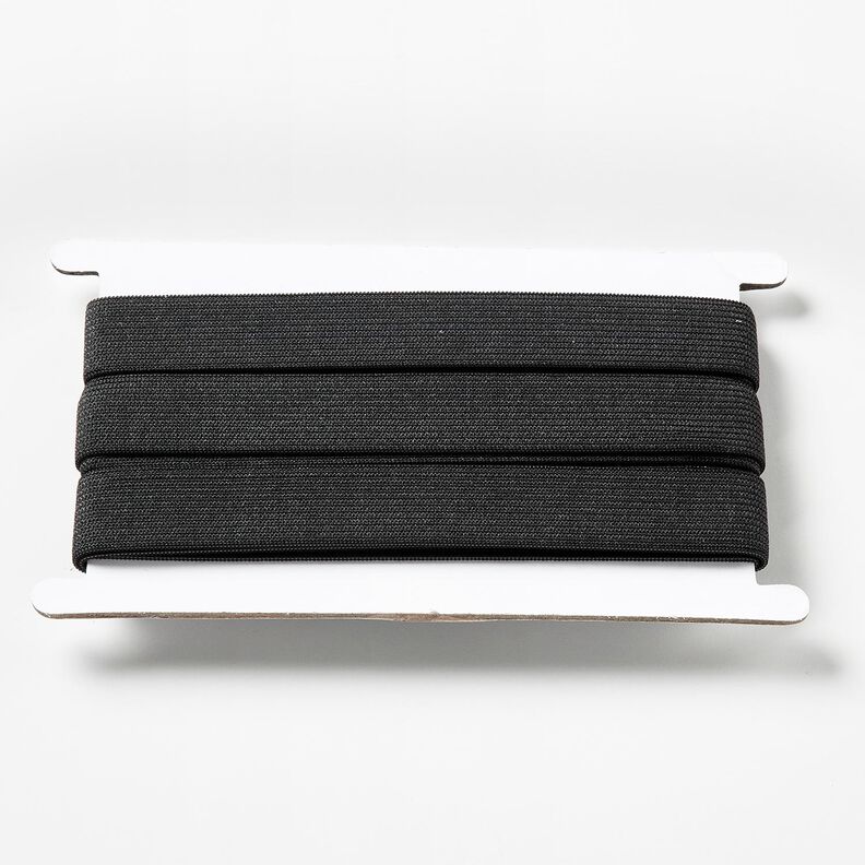 Mjukt gummiband [3 m | 20 mm] – svart,  image number 1