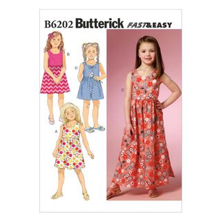Barnklänning, Butterick 6202|92 - 116, 