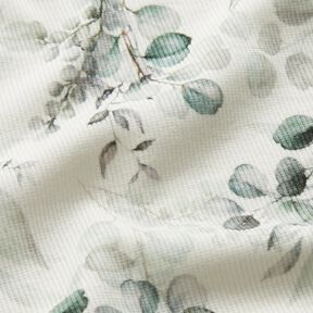 Ribbad jersey Eukalyptus Digitaltryck – yllevit, 
