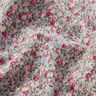 Bomullspoplin hav av rosor – himmelsblå/ljusrosa,  thumbnail number 2