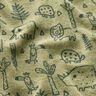 frottéjersey I djungeln – gråbeige,  thumbnail number 2