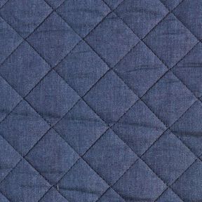 Jeansteddy quiltat tyg | by Poppy – jeansblå, 