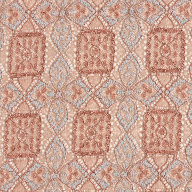 Spetstyg ornament – ljus gammelrosa,  image number 1
