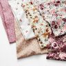 Muslin/Dubbel-krinkelväv små blomrankor – rosa,  thumbnail number 5