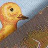 dekorationspanel gobeläng kycklingar och påskägg – ljusblått,  thumbnail number 4