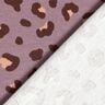 French Terry leopardmönster – lila,  thumbnail number 4