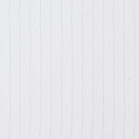 chiffong dobby metallic kritstrecksränder – vit/silvermetallic, 