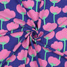 LENZING™ ECOVERO™ viskostyg  Poppies | Nerida Hansen – marinblått/pink,  thumbnail number 3