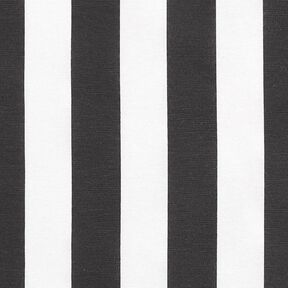 Dekorationstyg Canvas Ränder – svart/vit, 