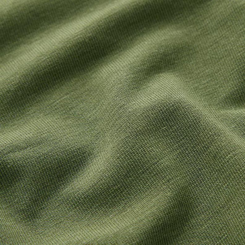 Bambus Viskosjersey Enfärgat – oliv, image number 3