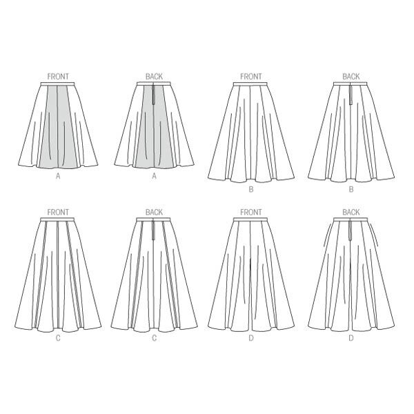 Kjol, Butterick 6179|40 - 48, image number 6