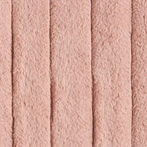 Fuskpäls ränder – gammalt rosa, 