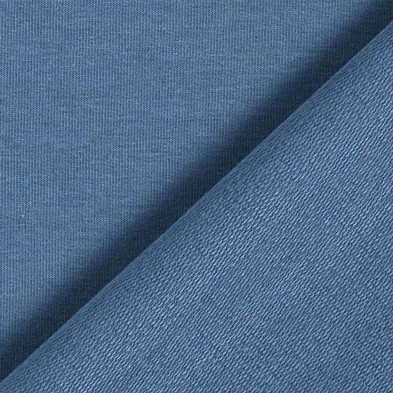 Lätt french terry enfärgad – jeansblå, image number 3