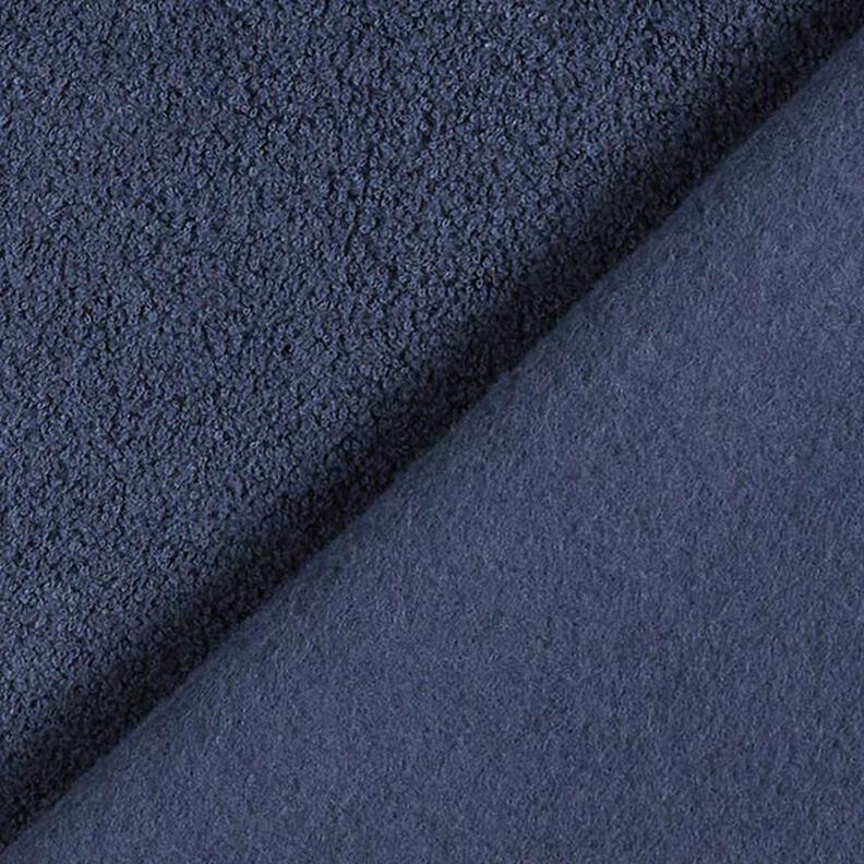 Bomull Sweat Frotté fleece – marinblått,  image number 3