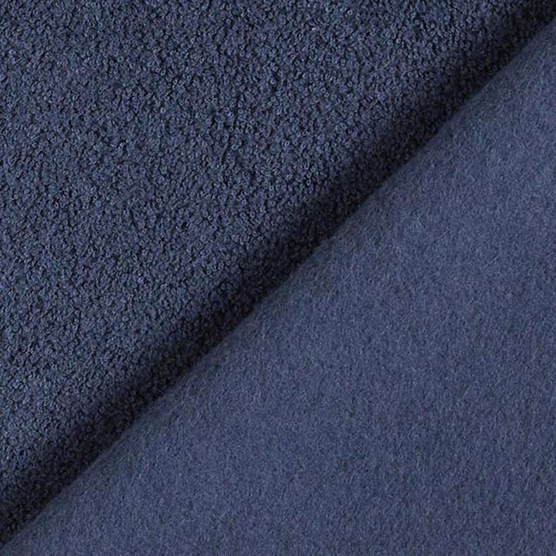 Bomull Sweat Frotté fleece – marinblått,  image number 3