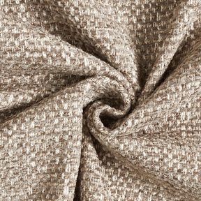 Stoppningstyg färgglad bouclé-look – mörk gråbrun/ljusbeige, 
