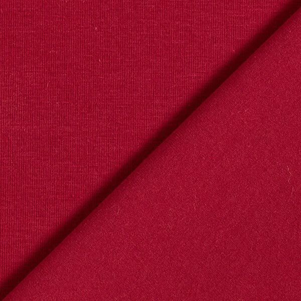 GOTS Bomullsjersey | Tula – bordeauxrött,  image number 3