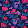 LENZING™ ECOVERO™ viskostyg  Amira Floral | Nerida Hansen – nattblå/intensiv rosa,  thumbnail number 1