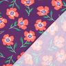 Sweatshirt Ruggad Blommor | by Poppy – rödlila/hummer,  thumbnail number 4