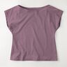 Bomullsjersey medium enfärgad – aubergine,  thumbnail number 8