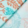 Viskos Voile blommor Tiffany – ljus turkos,  thumbnail number 4