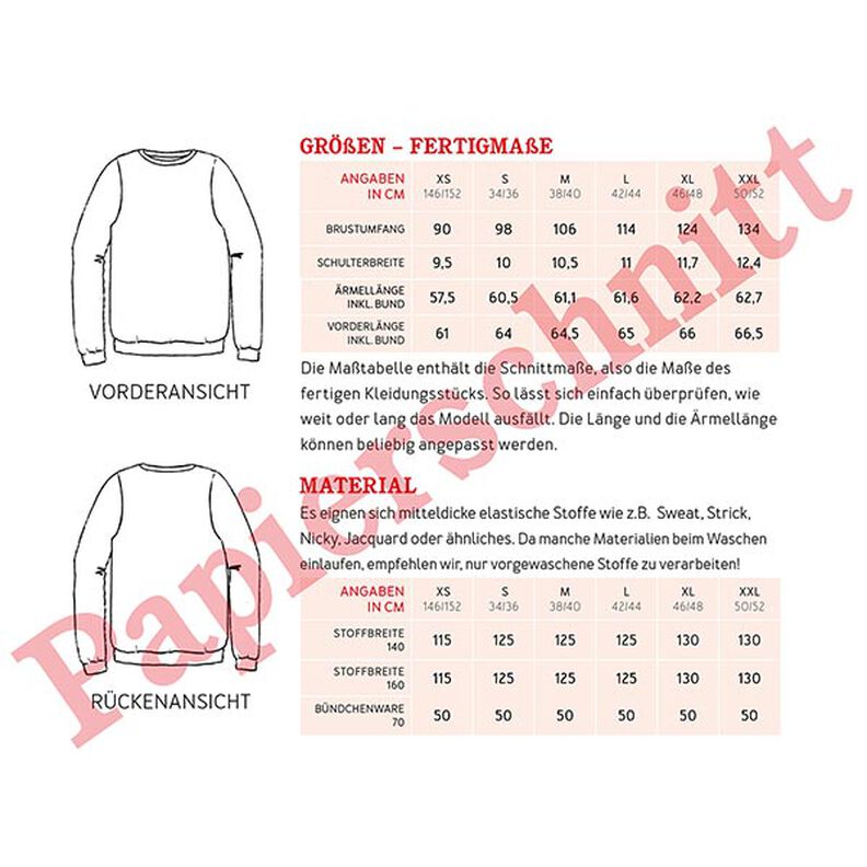 FRAU DENIZ Tidlös tröja med muddar | Studio Schnittreif | XS-XXL,  image number 8