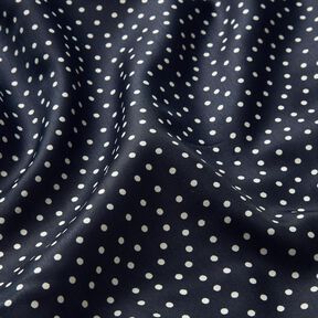 Fodertyg polkadots – marinblått, 
