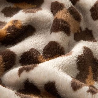 Mysfleece leopard stor – natur/svartbrunt, 