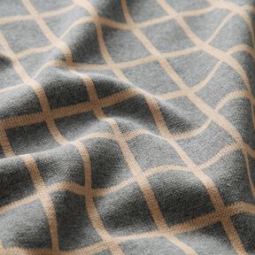 Romanitjersey rutor – grått/beige, 