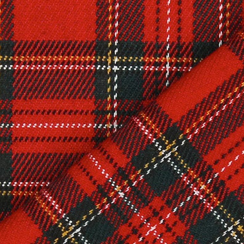 Skotskrutig Tartan Små rutor – rött,  image number 3