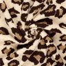 sherpa teddyplysch leopardmönster – mandel/svart,  thumbnail number 3