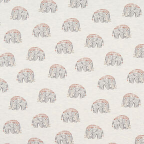 Bomullsjersey Mammutar | by Poppy yllevit, 