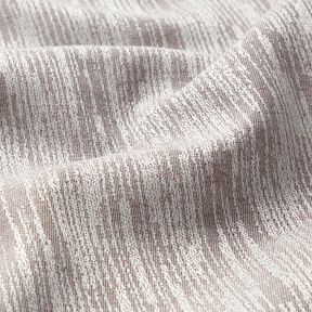 Dekorationstyg Jacquard abstrakt väv återvunnen – sidengrå, 