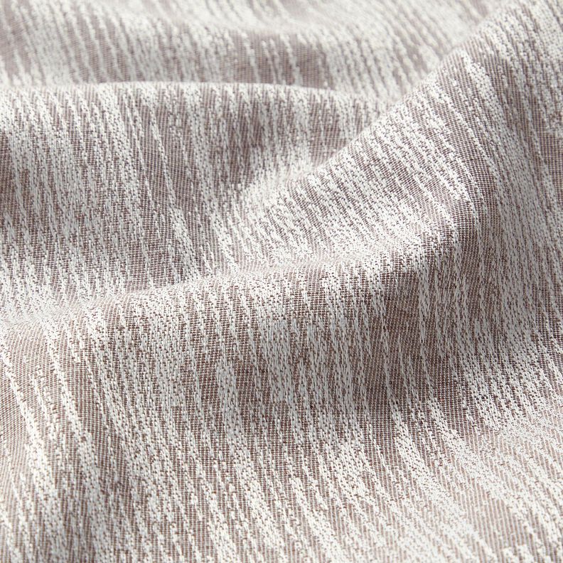 Dekorationstyg Jacquard abstrakt väv återvunnen – sidengrå, image number 2