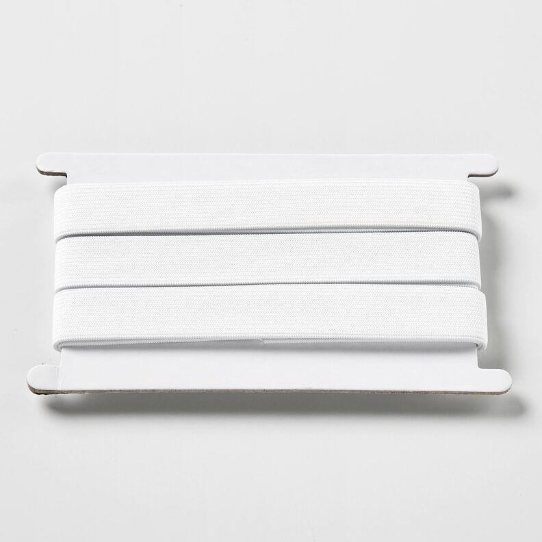 Mjukt gummiband [3 m | 20 mm] – vit,  image number 1