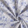 Muslin/Dubbel-krinkelväv Blå blommor – vit/lysande blå,  thumbnail number 3