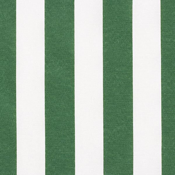 Dekorationstyg Canvas Ränder – grön/vit,  image number 1