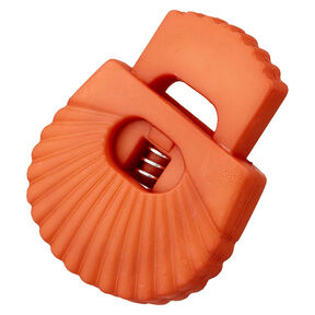 Snörstopp Mussla [Öppning: 8 mm] – terracotta, 