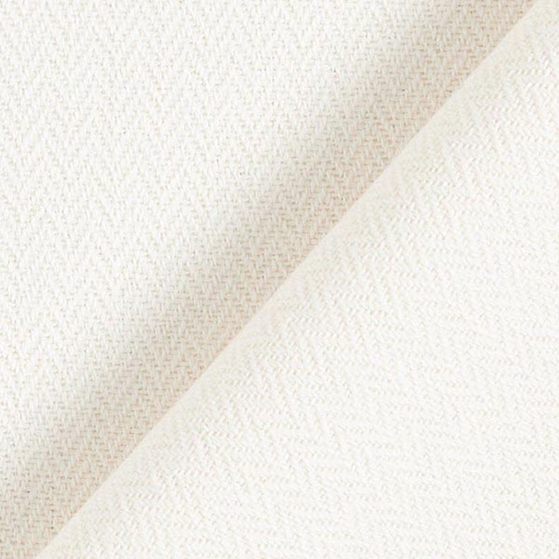 Dekorationstyg Jacquard diskret chevron – yllevit,  image number 3