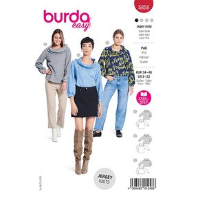 Tröja | Burda 5858 | 34-48, 