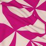 Stretchblustyg geometriskt | Poppy Fabrics – purpur/cashew,  thumbnail number 2