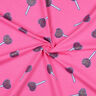 Bomullsjersey Glittriga hjärtklubbor | Poppy Fabrics – pink,  thumbnail number 3
